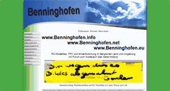 Desktop Screenshot of benninghofen.net